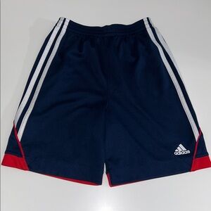 Adidas Boy’s Navy Basketball Athletic Gym Shorts Size 7